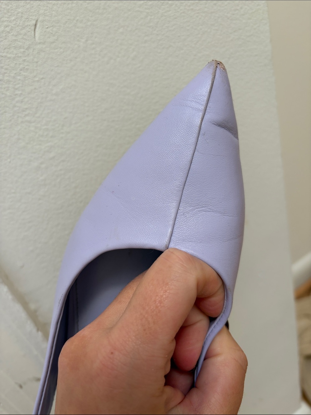 Sam Edelman pointed flats in lavender - Picture 2 of 5